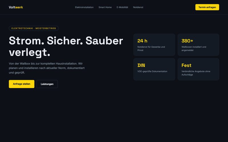 Entwurf Elektrotechnik