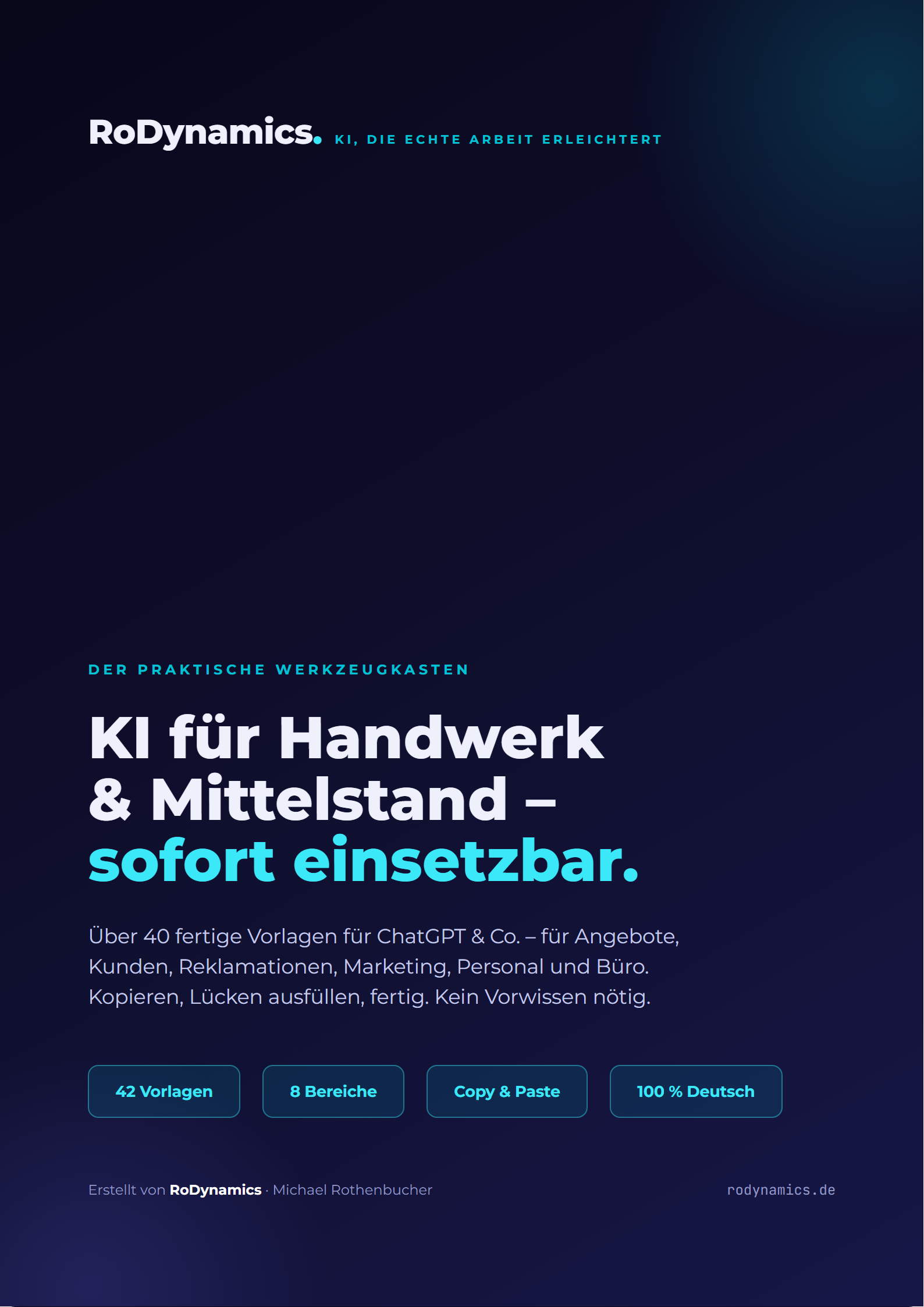 KI-Werkzeugkasten für Handwerk & Mittelstand – Cover